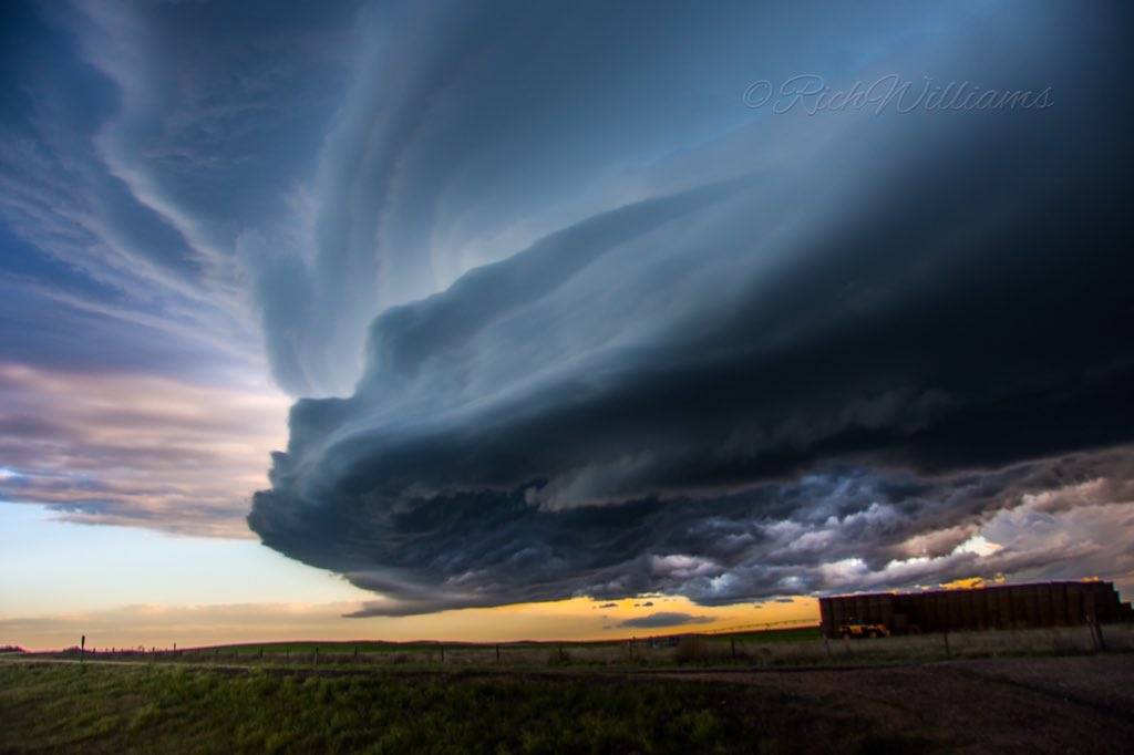 2nd Place Incredible storm structure north of Wray, Colorado by Rich Williams @KSChaser96