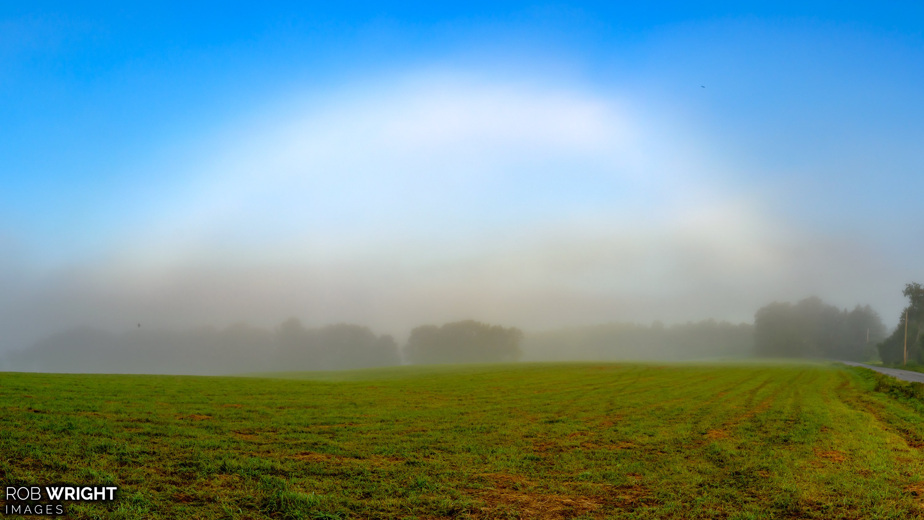 Fogbow in Rollinsford, NH by Rob Wright Images @RobWrightImages