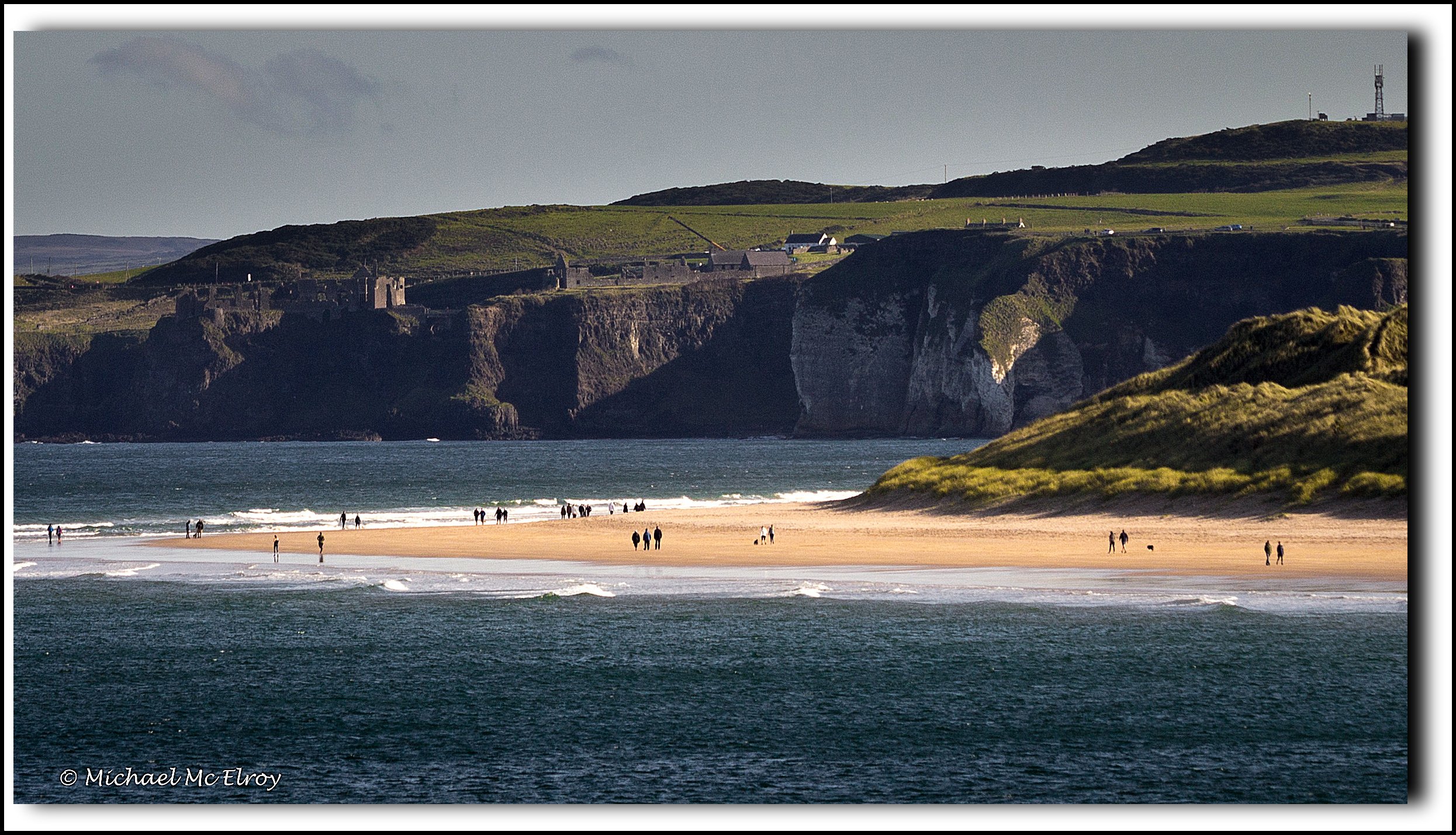 3rd Place Beach walkers making the most of Autumn Sun - Portrush East Strand, Northern Ireland by Michael Mc Elroy @M_McElroy