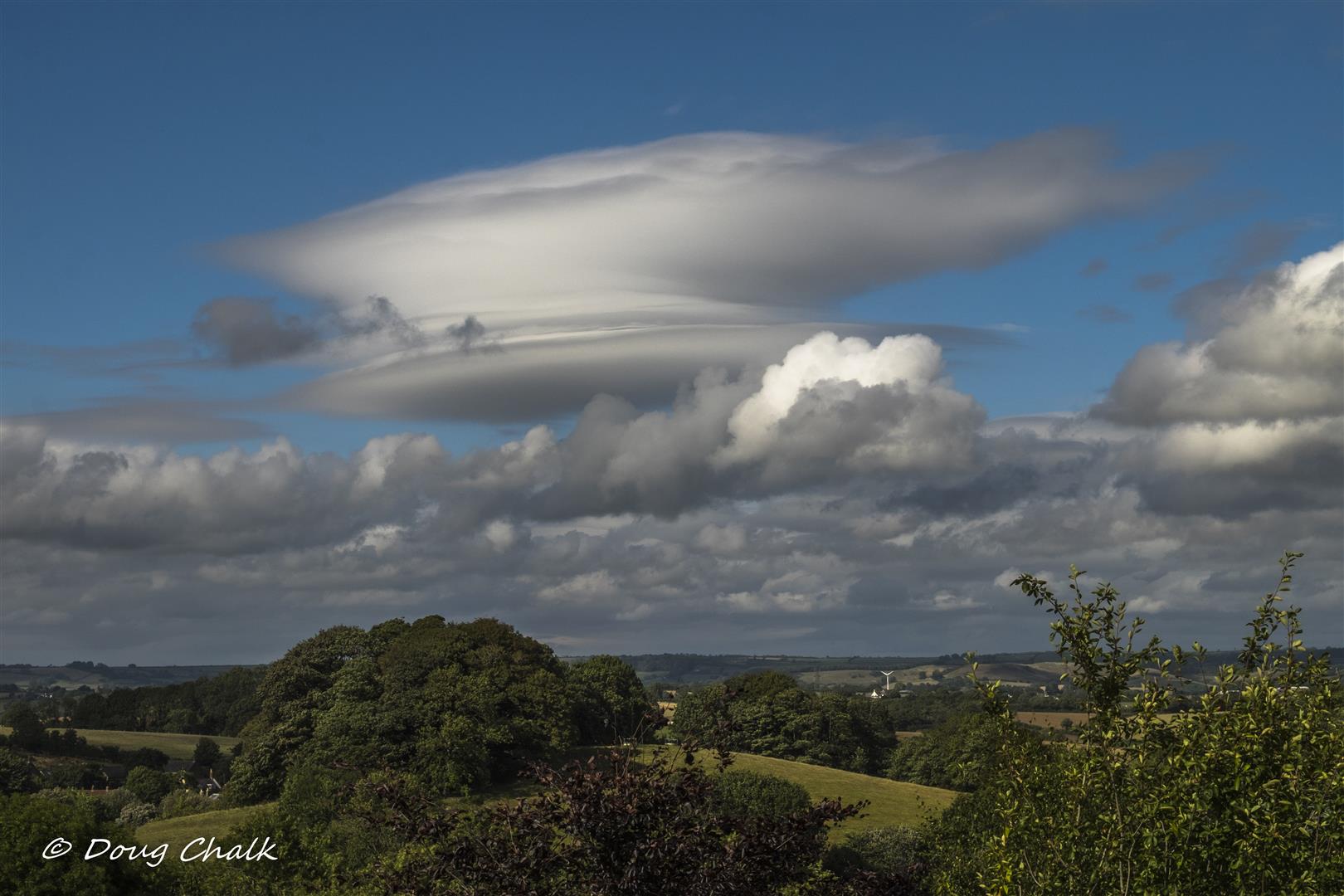 1st Place Lenticular cloud over Symondsbury Dorset by Doug Chalk @doug_chalk