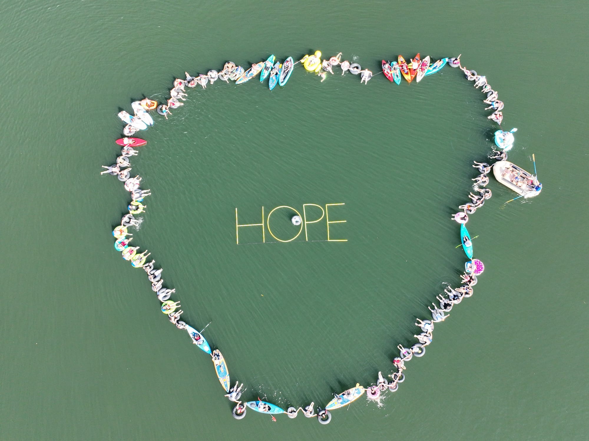 Float for Hope on Wasilla Lake 