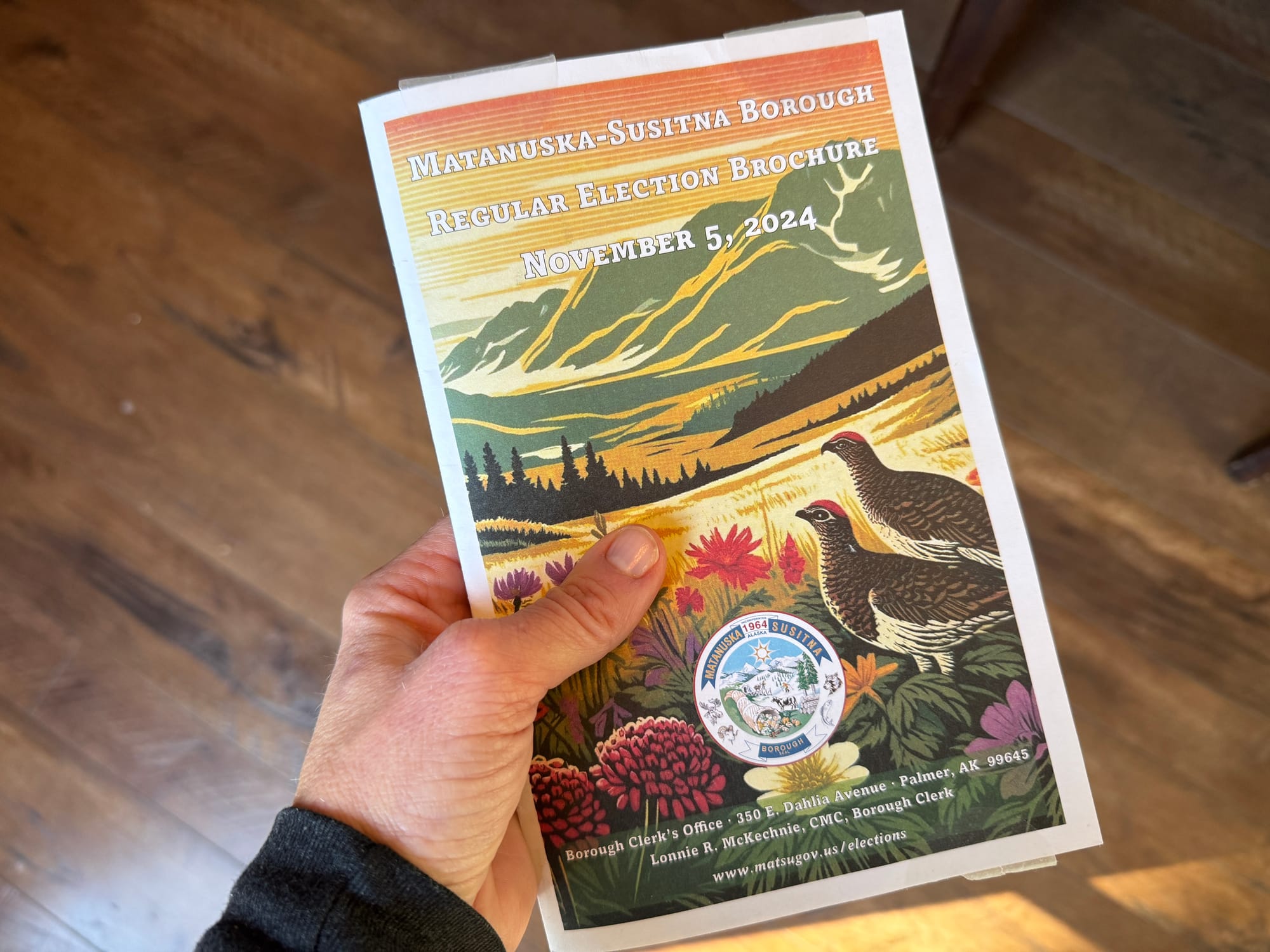 A Matanuska-Susitna Borough Regular Election Brochure