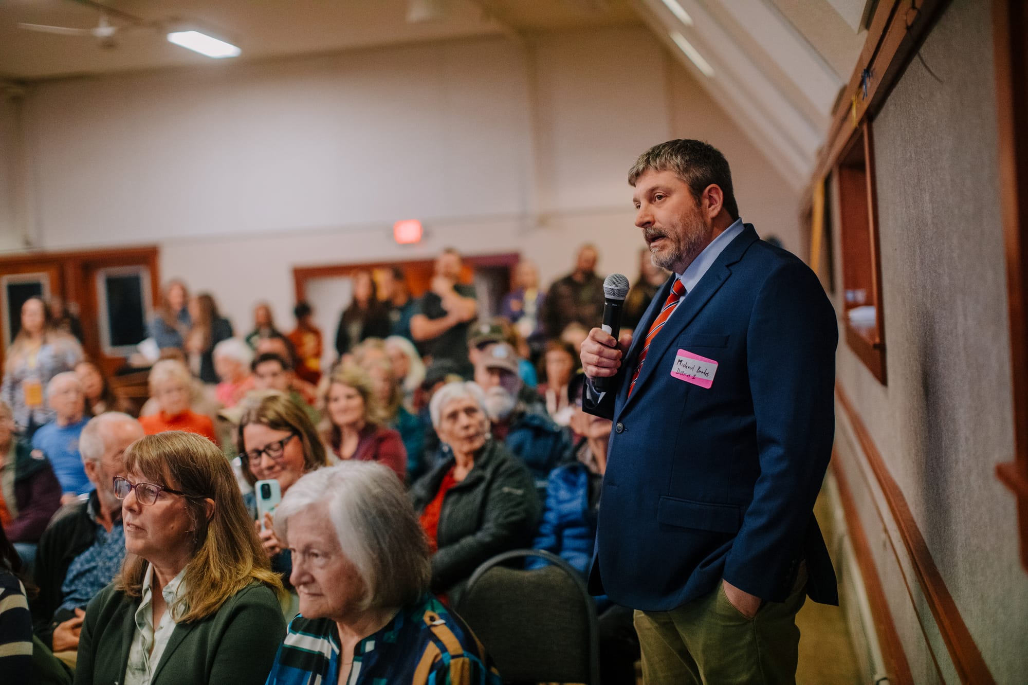 Michael Bowles speaks at Mat-Su Sentinel's Flip the Script Election Connection event