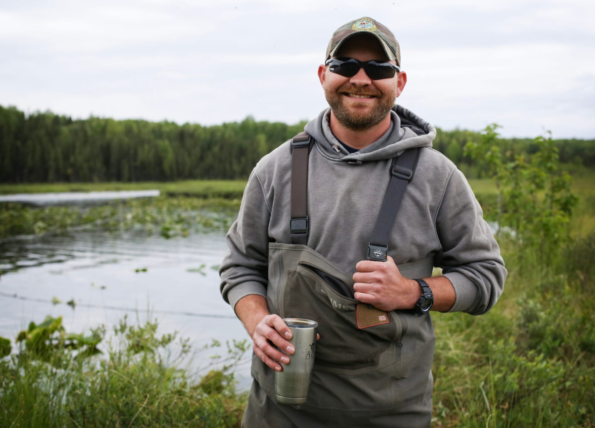 Alaska Department of Fish and Game Biologist Parker Bradley
