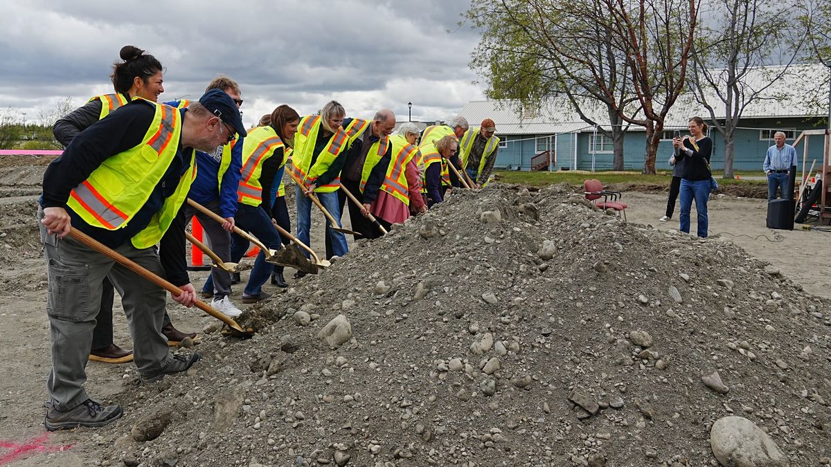 Work underway on new Palmer library as city celebrates groundbreaking