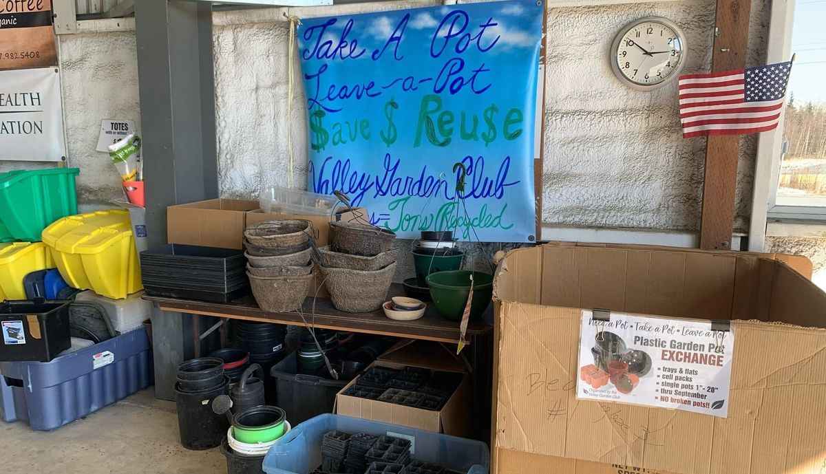 Valley Garden Club reuses garden plastics