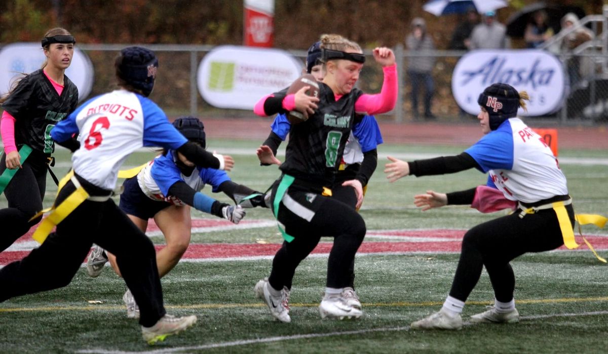 Knights rally, fall short in ASAA girls flag football state title game