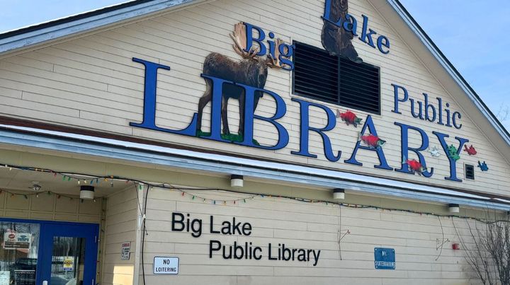The Big Lake Public Library in Big Lake Alaska.