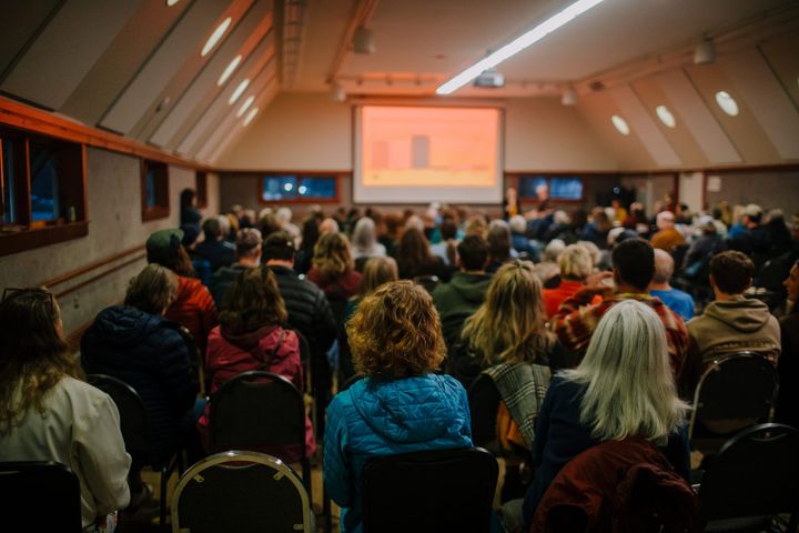 Mat-Su residents participate in live polling at Mat-Su Sentinel's Flip the Script Election Connection event
