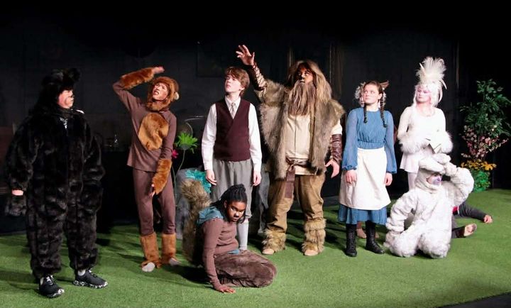 The cast of  CS Lewis' The Magician's Newphew