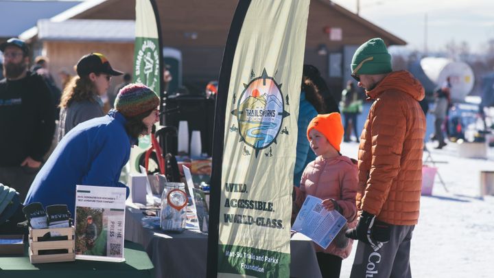 Visitors learn about winter adventures at the 2025 Winter Discovery Day