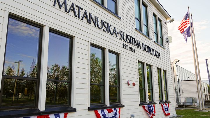 The Matanuska-Susitna Borough administration building in Palmer