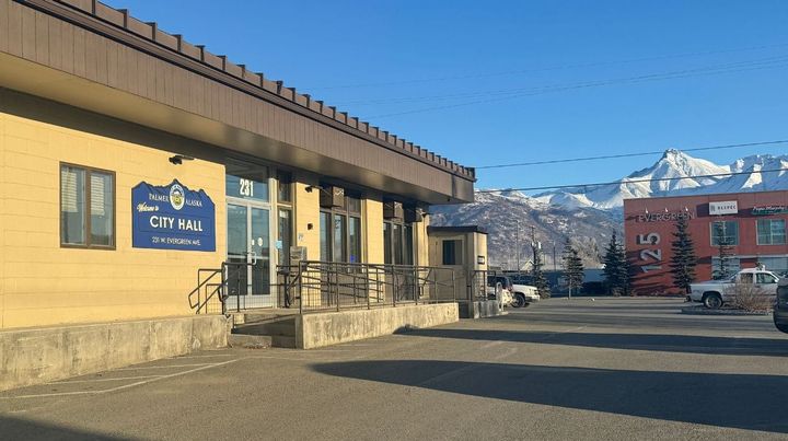 Palmer City Hall shown in December, 2024.