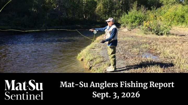 An angler fishes at Fish Creek