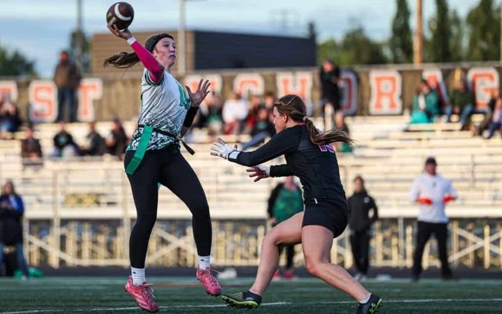 Colony quarterback Bri Parrent