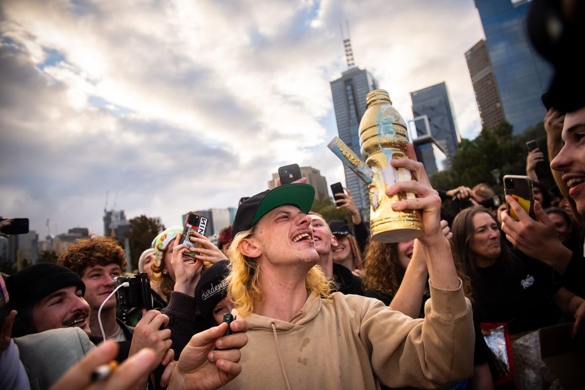 Melbourne held its first tobacco bong olympics and it was cooked
