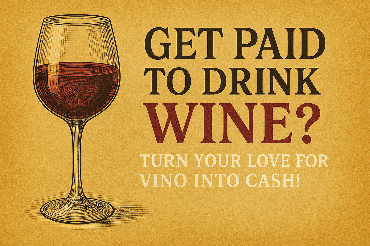Newsletter 28: Get Paid to Drink Wine? Turn Your Love for Vino Into Cash!