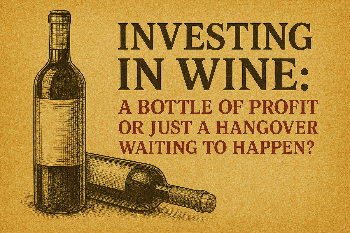 Newsletter 29: Investing in Wine: A Bottle of Profit or Just a Hangover Waiting to Happen?