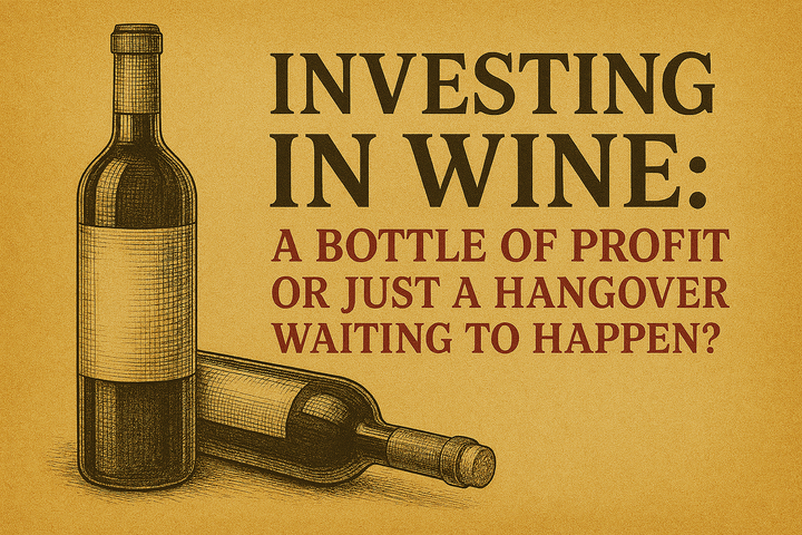 Newsletter 29: Investing in Wine: A Bottle of Profit or Just a Hangover Waiting to Happen?