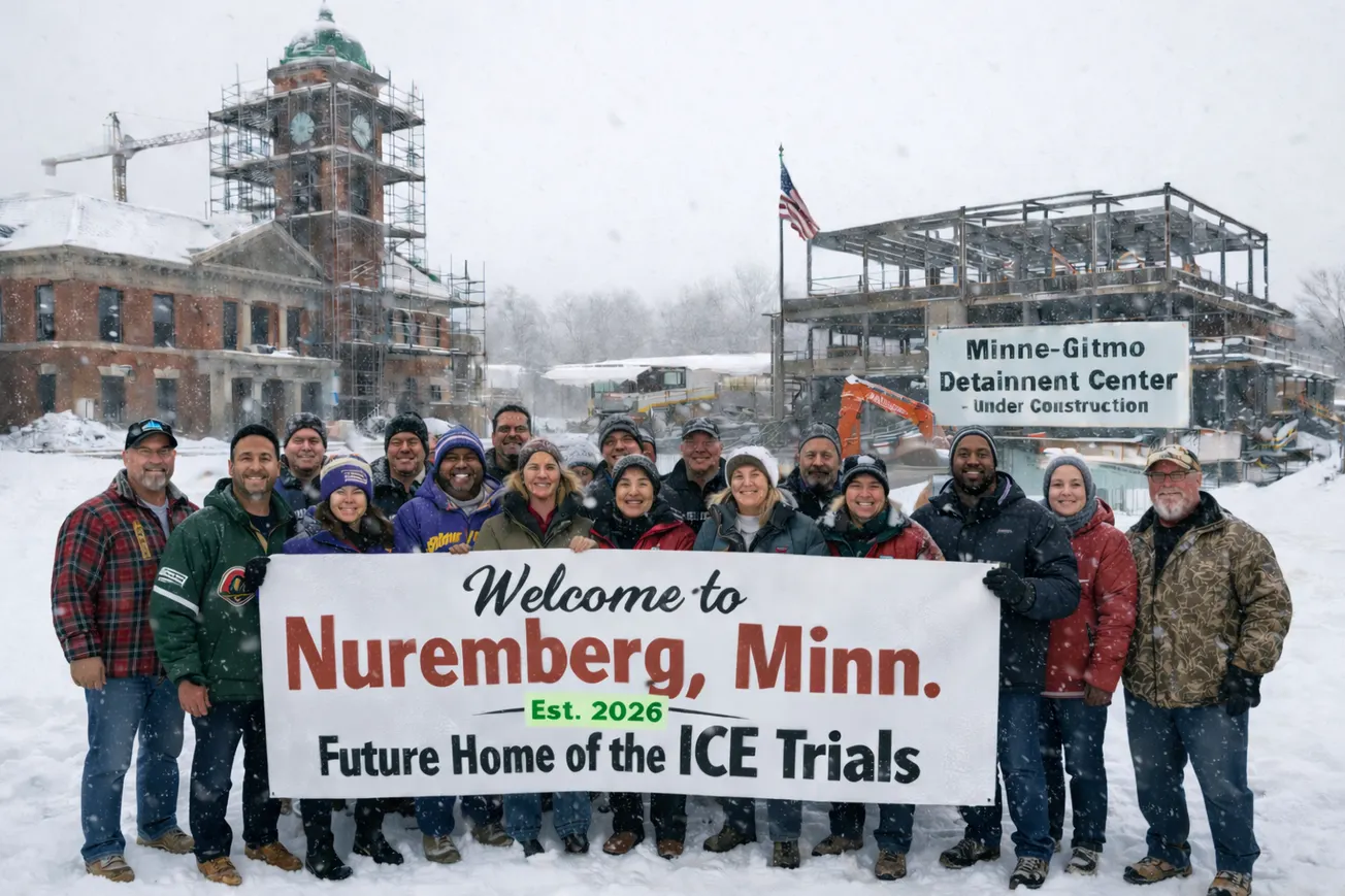 New Town of ‘Nuremberg’  Established Near Minneapolis as Future Site of ICE Trials