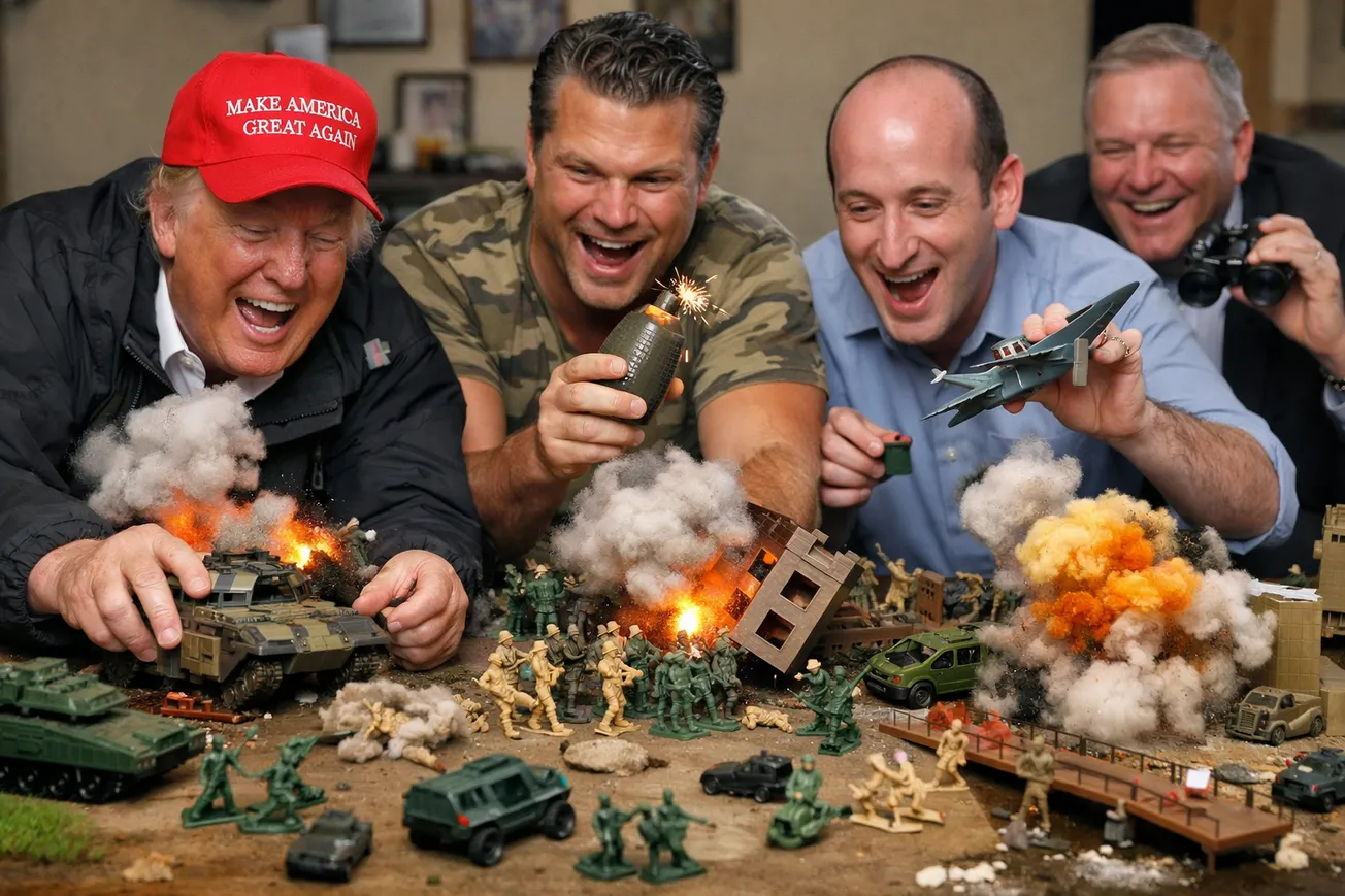 Trump and Hegseth Enjoy Rowdy Play Date with BFFs