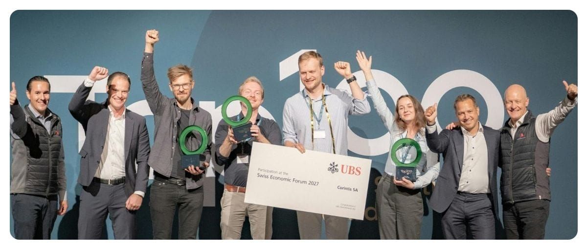 Top100 Swiss Startup Award 2026: Corintis Repeats