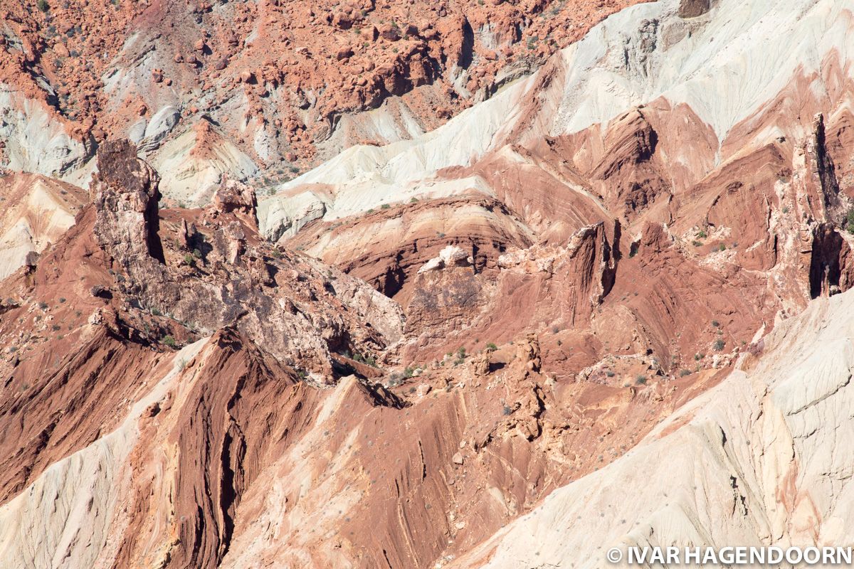 A close-up of Upheaval Dome