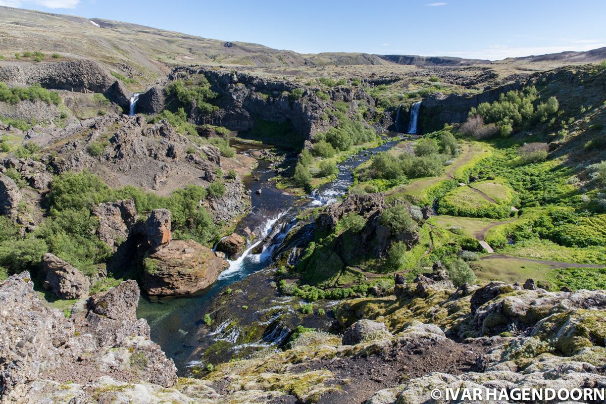 Gjáin in the Þjórsárdalur valley in Iceland