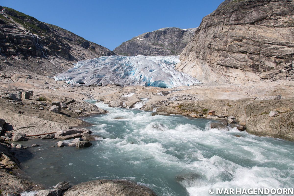 Nigardsbreen glacier from a distance