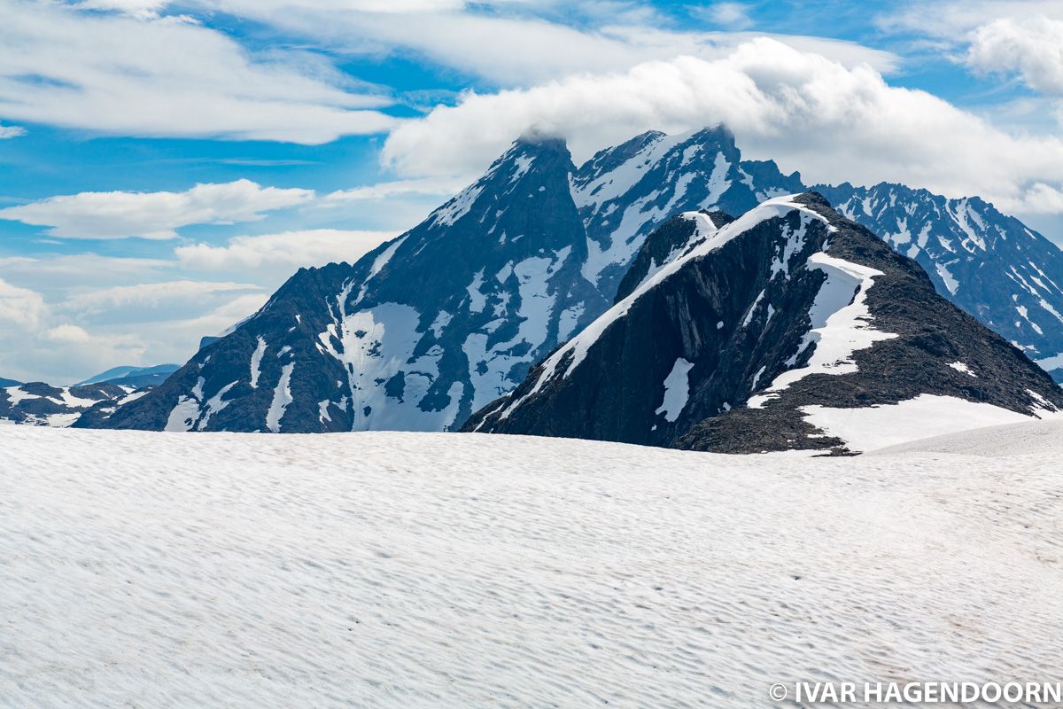 View of Blånebba from Romsdalseggen