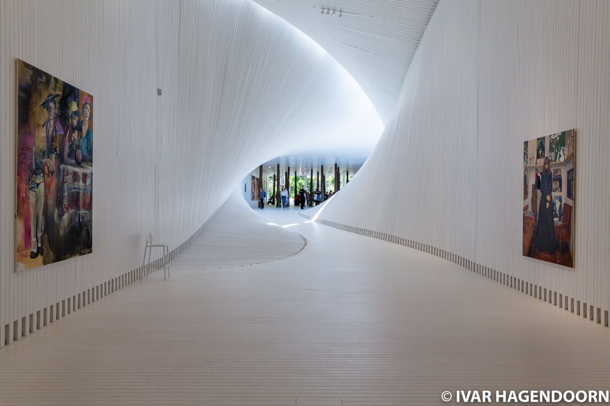 Inside The Twist at the Kistefos Museum