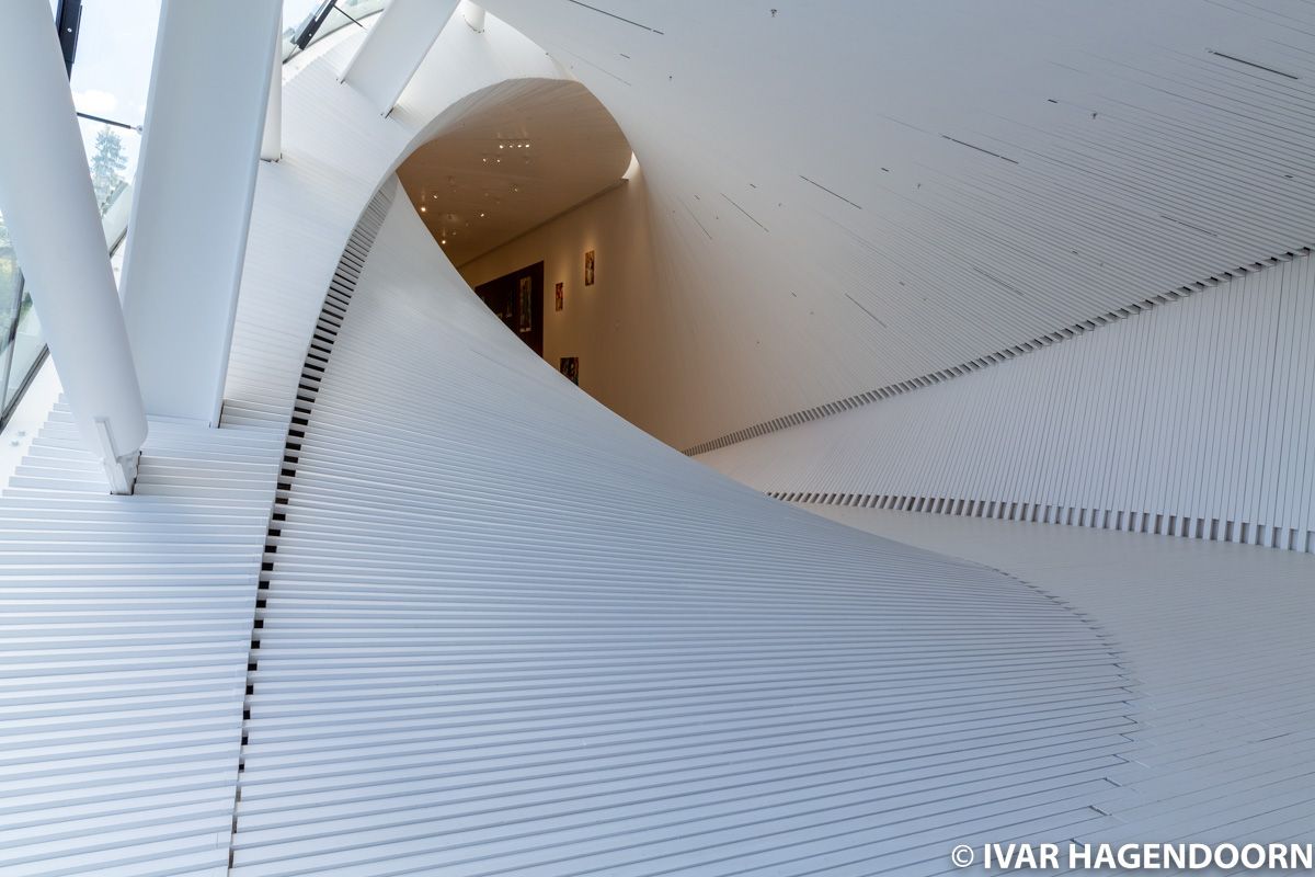 Inside The Twist at the Kistefos Museum