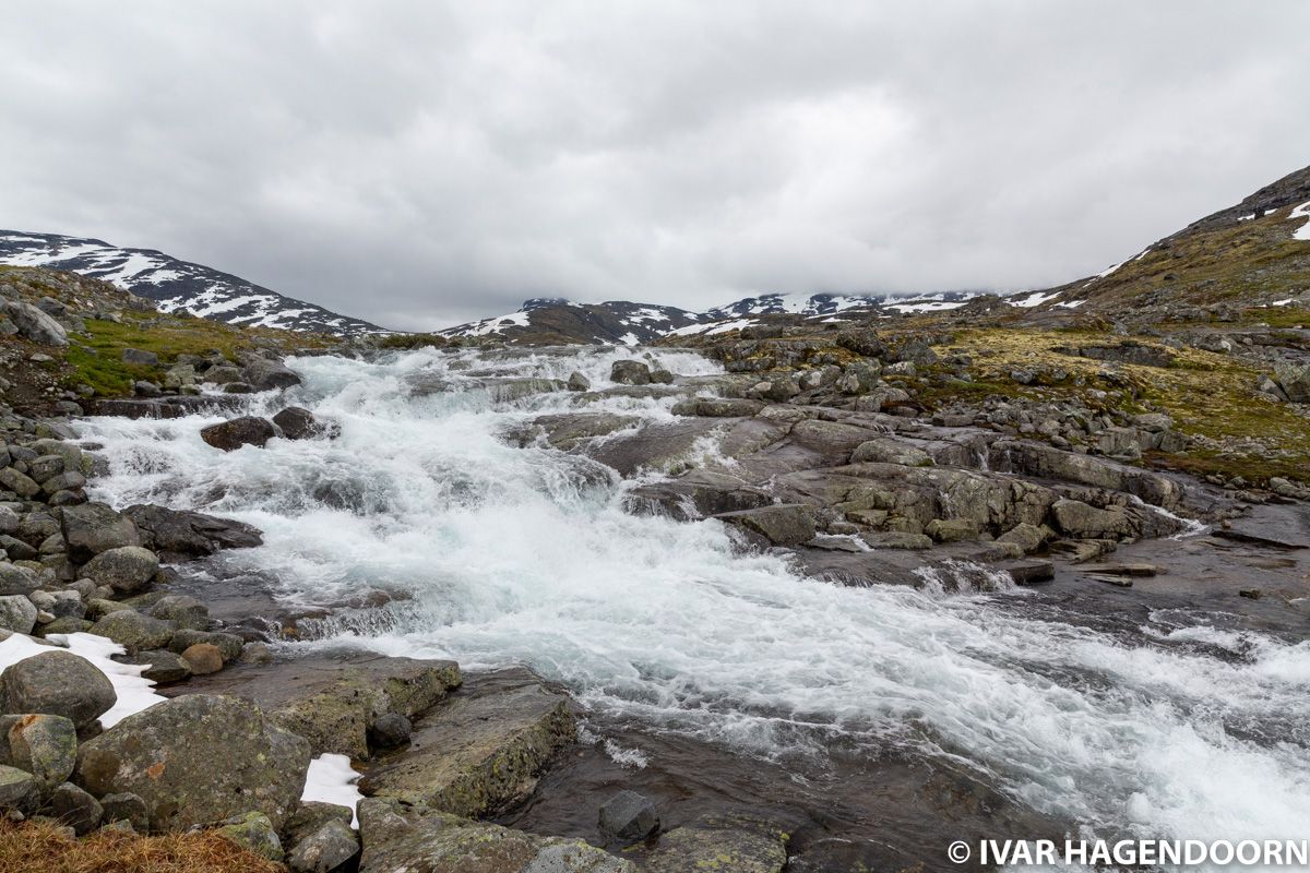 Waterfall in Jotunheimen National Park, Norway
