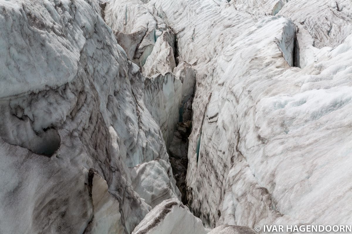 Crevasse in the Gornergletscher