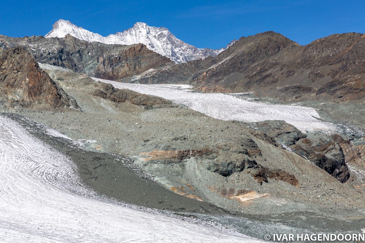 View along the Glacier Trail Saas-Fee
