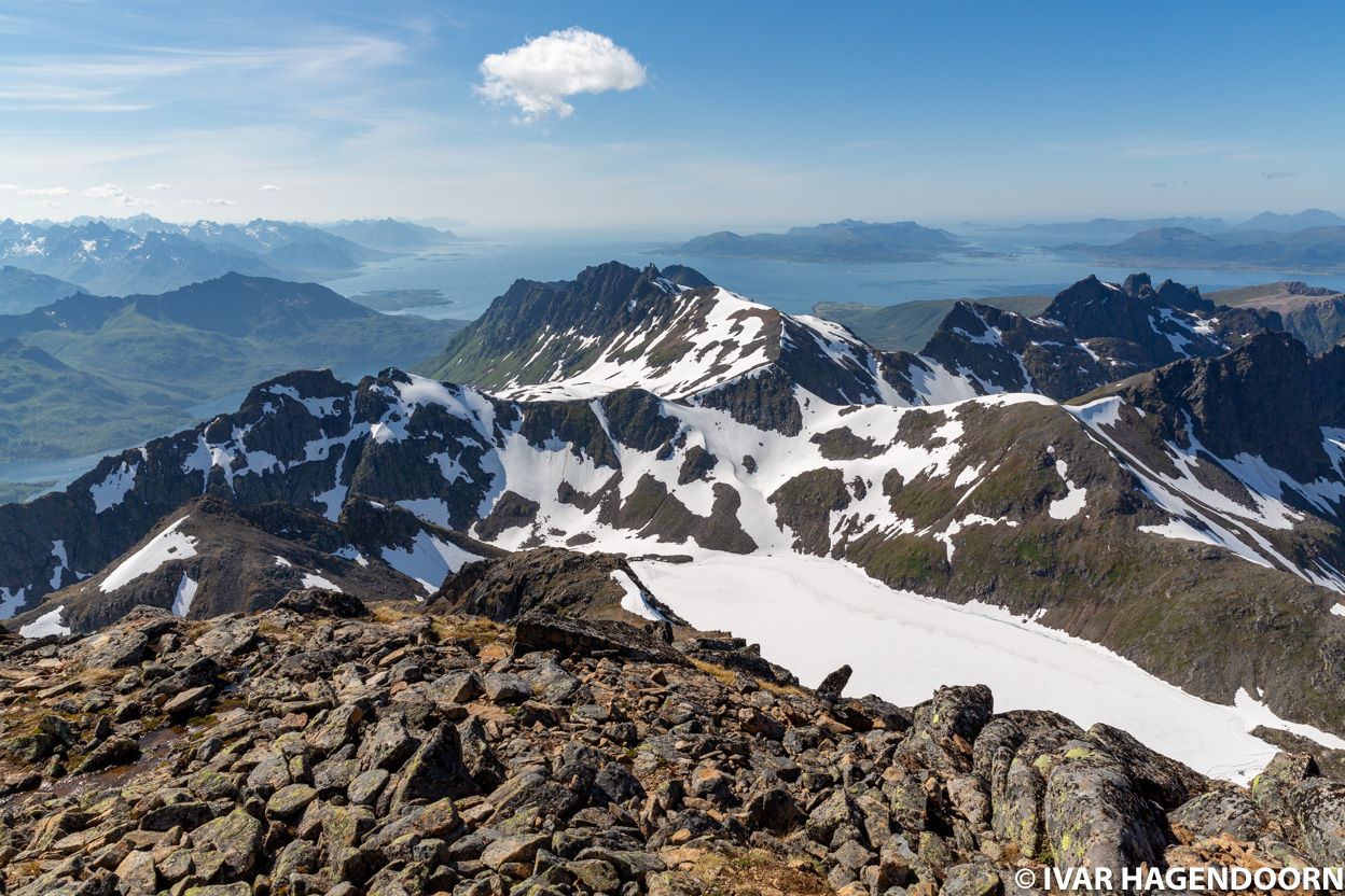 Near the top of Møysalen