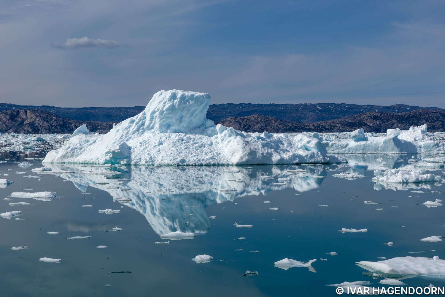 Icebergs in the Disko Bay