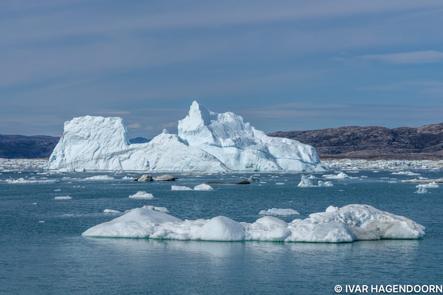 Icebergs in the Disko Bay