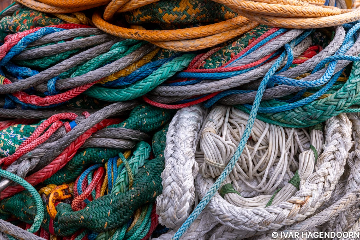 close-up of fishing equipment
