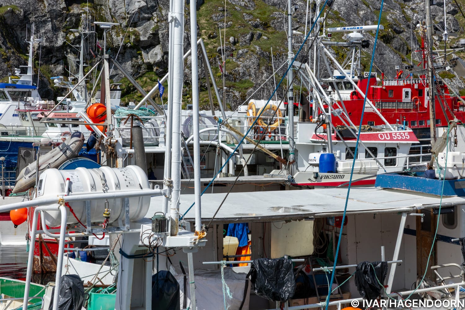 The harbour of Nuuk, Greenland
