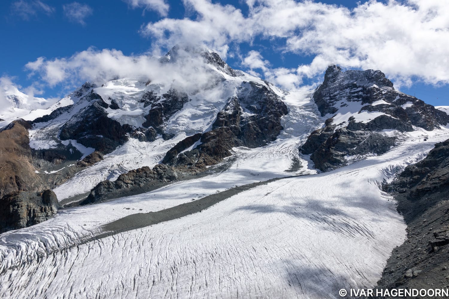 Breithorn and Theodulgletscher