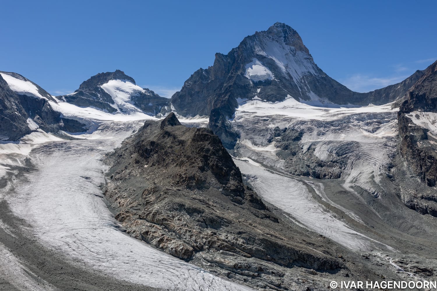 View from the Cabane du Grand Mountet