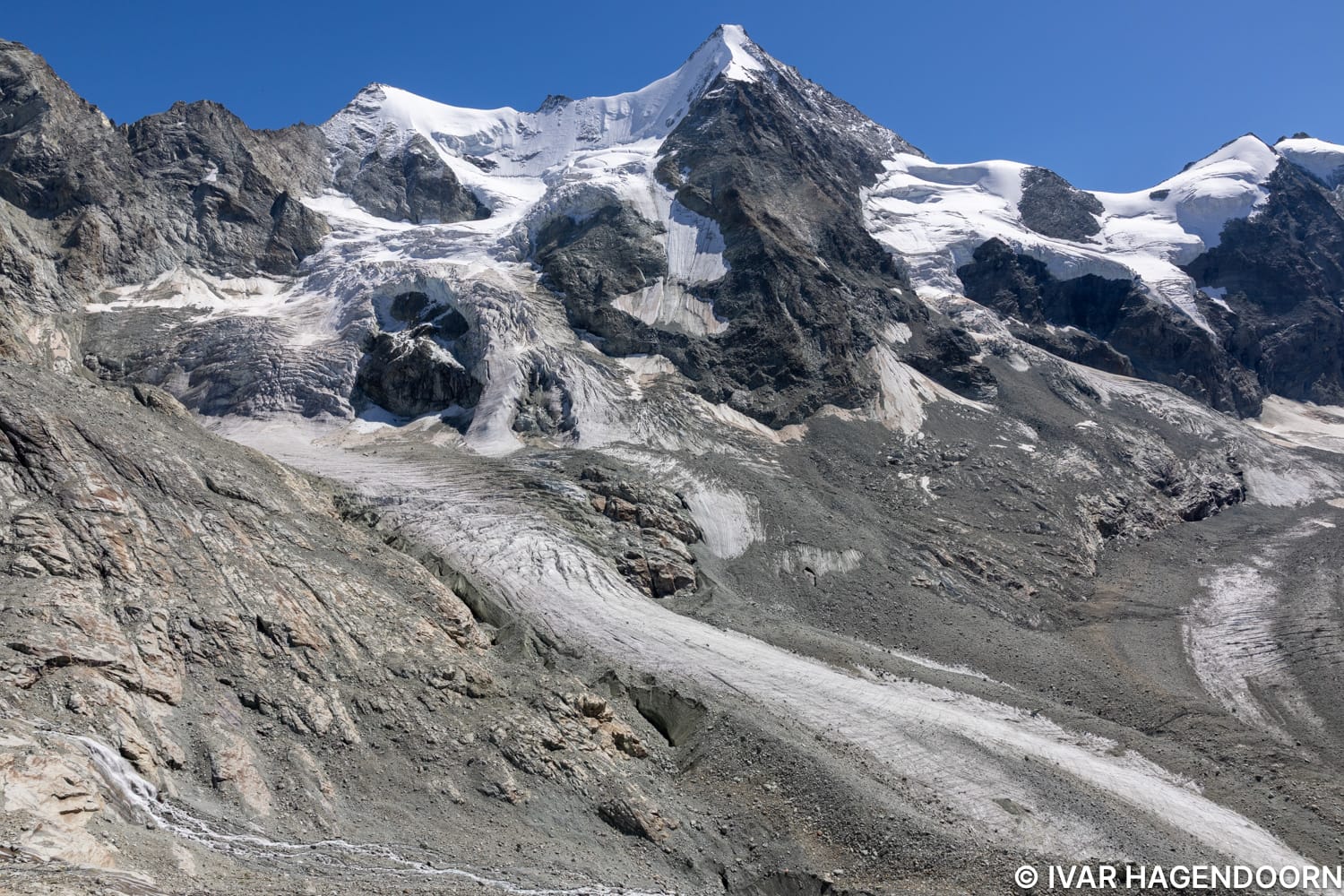 View from the Cabane du Grand Mountet