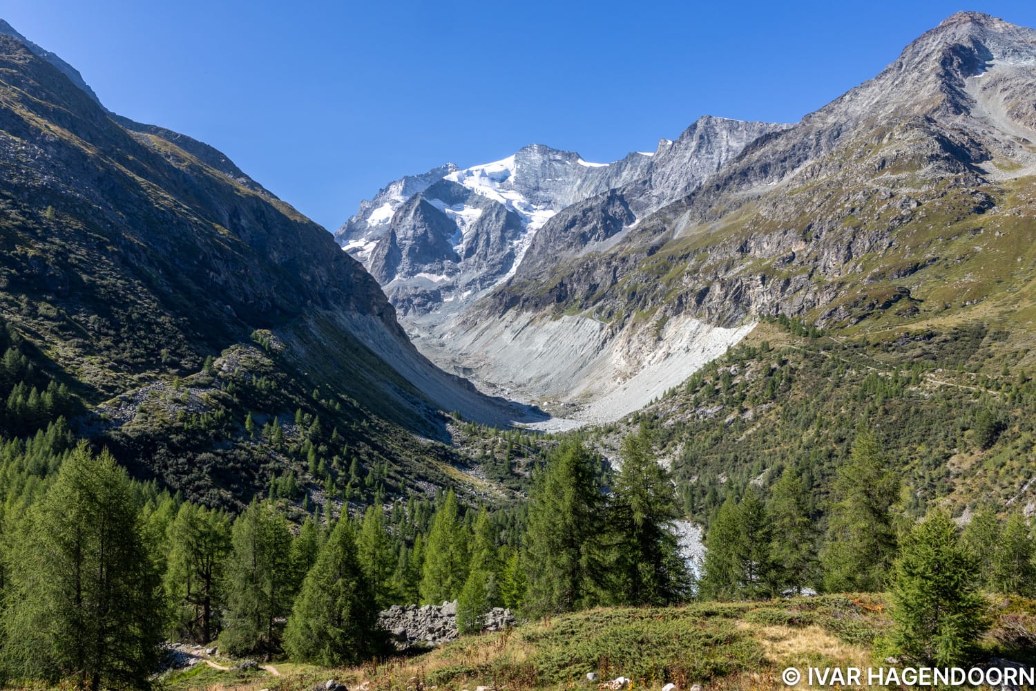 View along the Roc de la Vache hike