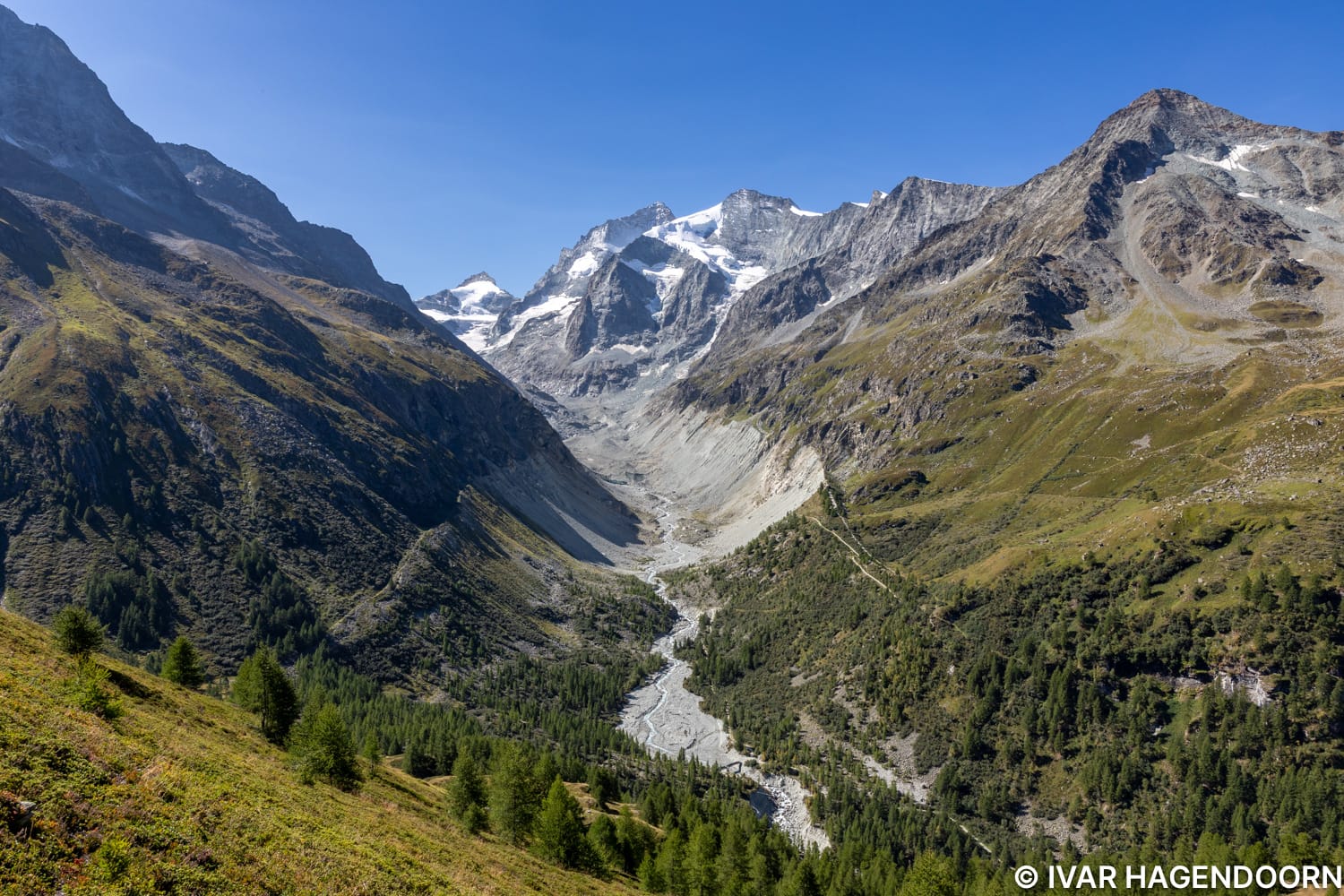 View along the Roc de la Vache hike