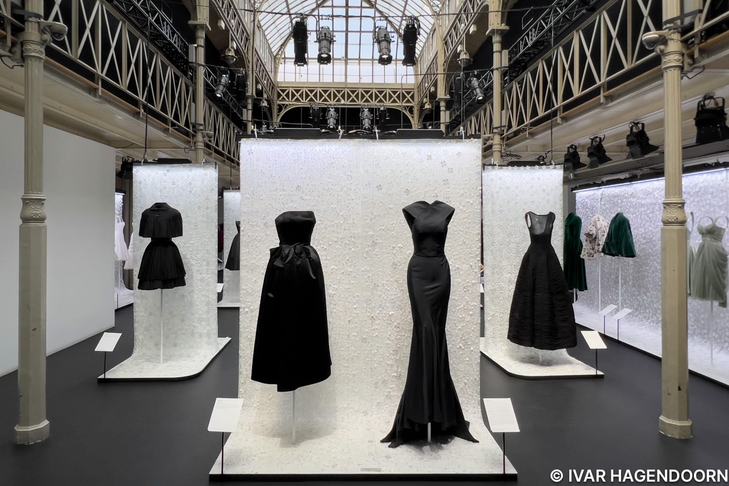 Azzedine Alaïa and Christian Dior at the Fondation Azzedine Alaïa
