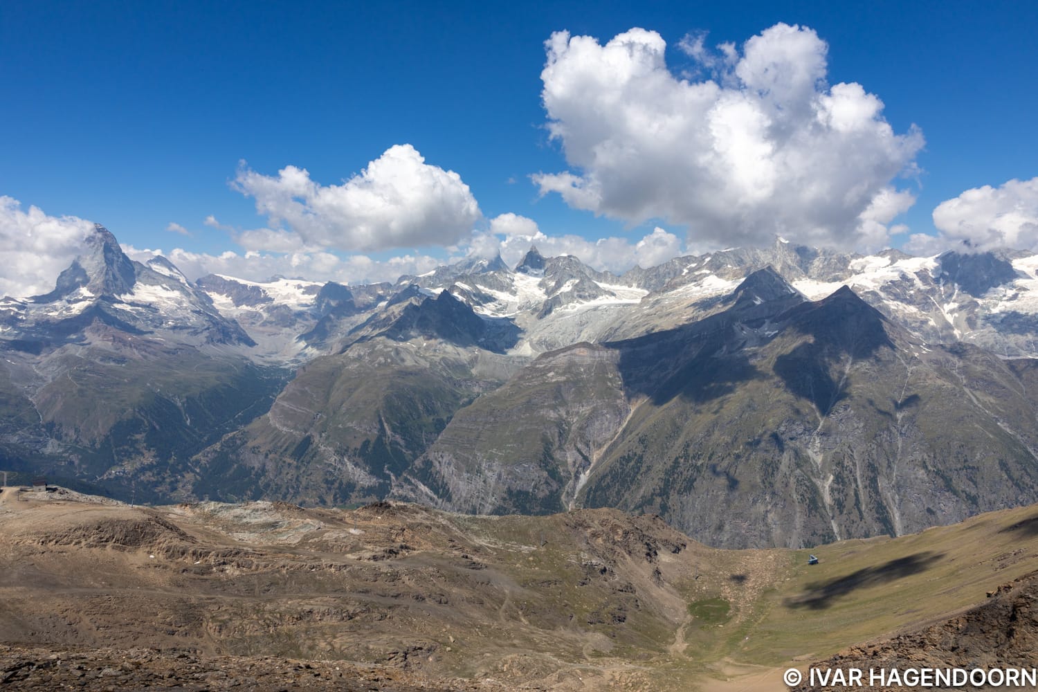 The view from Oberrothorn