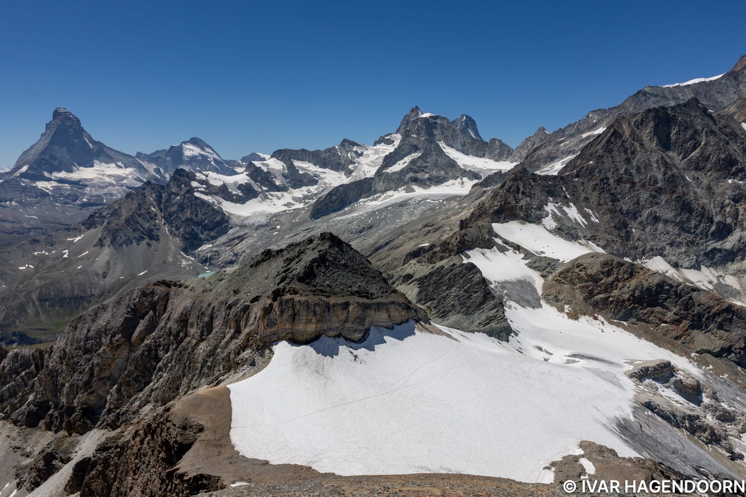 View from the summit of Mettelhorn