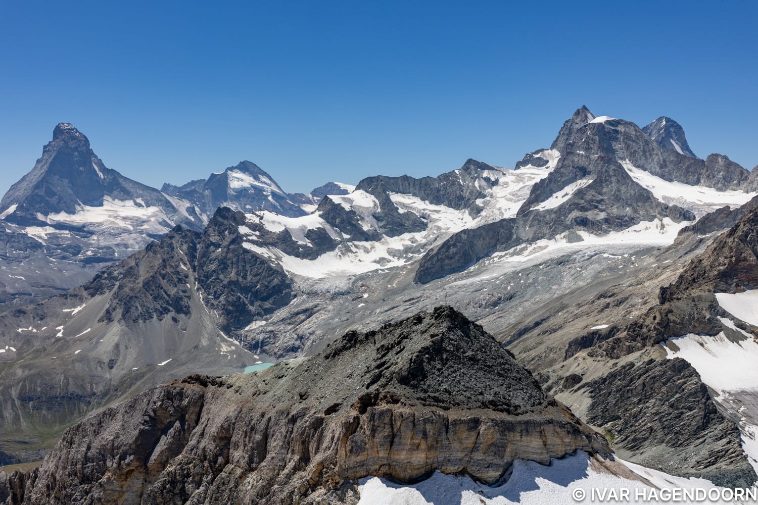 View from the summit of Mettelhorn