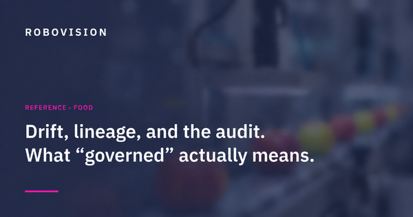 What Governed Means for Food Inspection: Drift, Lineage, and the Audit